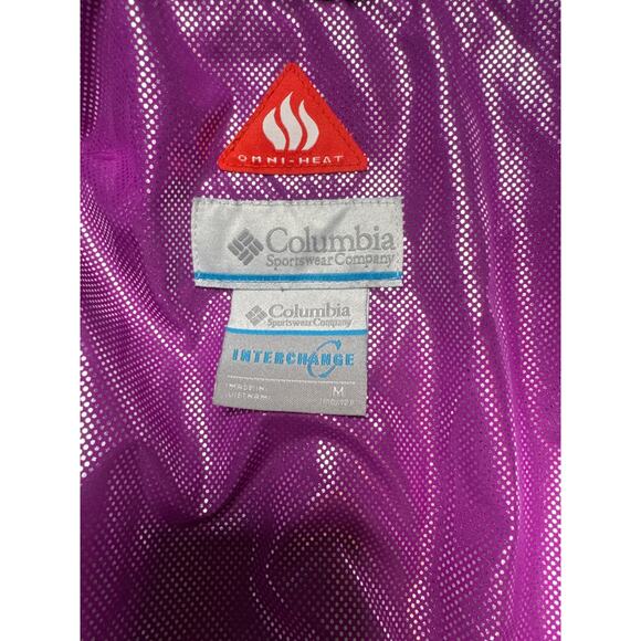 Columbia Girls Medium Purple Interchange Omni-Heat 3-in-1 Jacket - Picture 7 of 7
